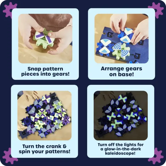 Learning Resources Glowing PatternGears (4+ ετών) LER9326 2
