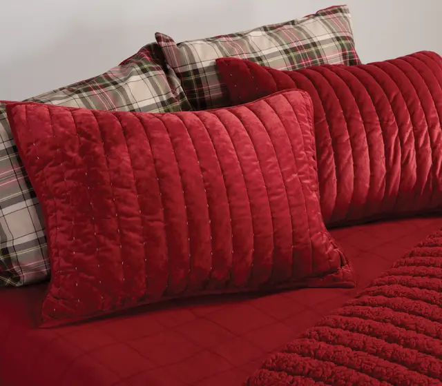 Nef-Nef Homeware Μαξιλαροθήκη Sweet Christmas Σετ 2 τεμ. 52x72 Red 2