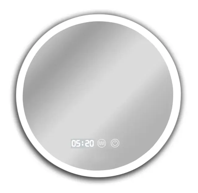 BRUNO καθρέφτης μπάνιου LED BRN-0275, στρόγγυλος, 24W, Φ50cm, IP67