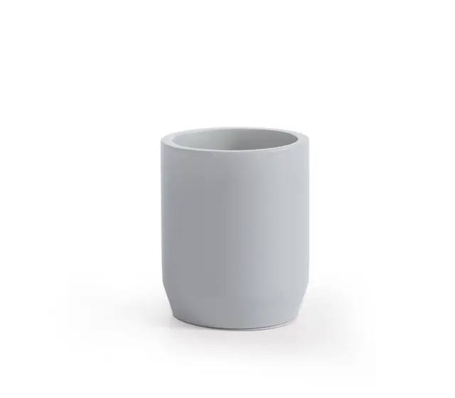 Nef-Nef Homeware Ποτήρι Μπάνιου Polyresin Feran 7,8x9,5 Grey