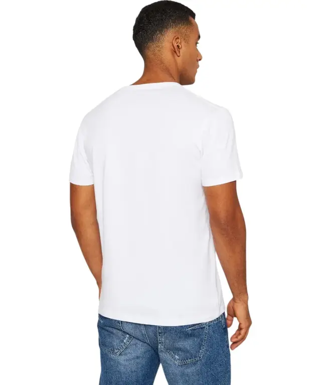 Pepe Jeans - Ανδρικό T-shirt Original Stretch PM508210-800 Λευκό 3