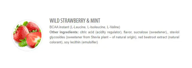 Extrifit BCAA Instant strawberry-mint, 300-g 3