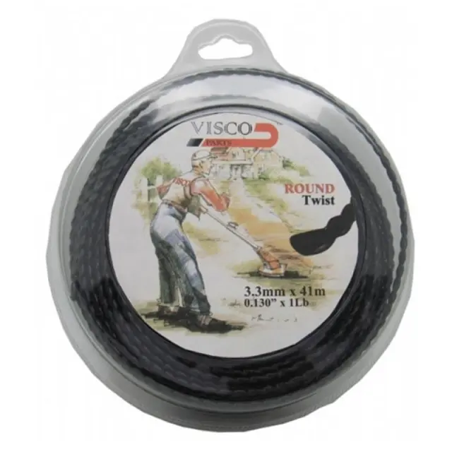 Μεσινέζα Στριφτή Μαύρη 3.3mm-41m