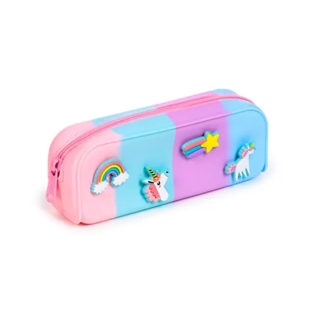 Puckator 3D Κασετίνα σιλικόνης / Silicone Pencil Case with Charms: Unicorn Magic 2