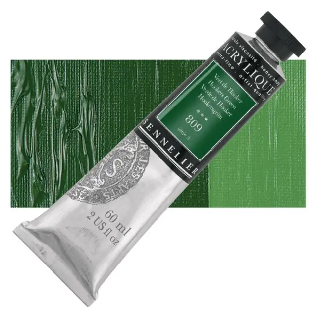 Ακρυλικό Sennelier Extra Fine - 809 Hooker`S Green S5 - 60ml