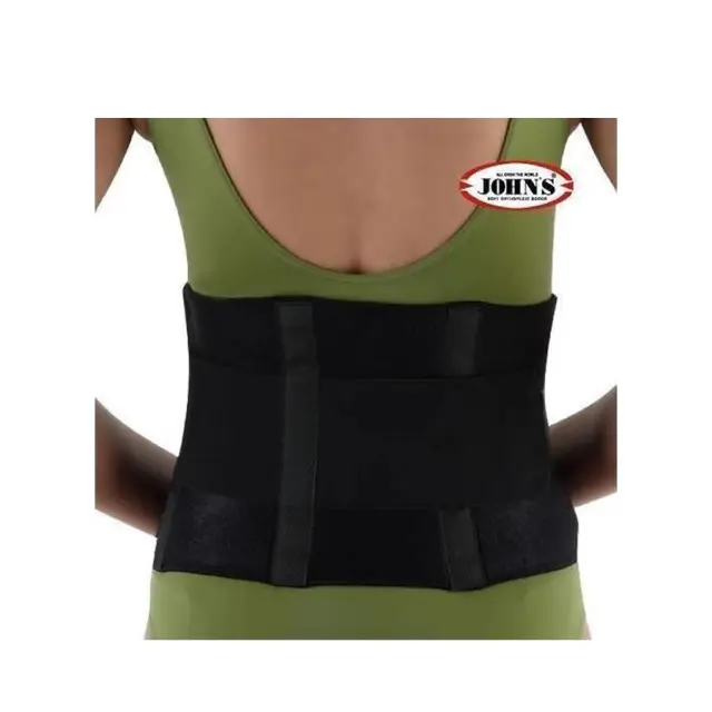 John's | Back Support Wrap Around 120210 | Ζώνη Ορθ/κή Μαύρη | 1 τμχ 2