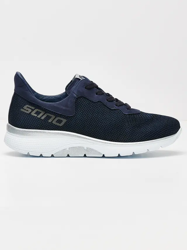Mephisto Sneakers Γυναικείο ύφασμα/δέρμα Nubuck Μπλέ SAN/NEPHELINE NAVY - 36 2