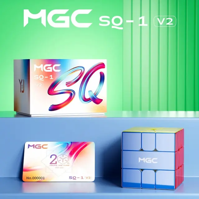 YJ MGC Square-1 V2 (Magnetic + UV Coated) 2