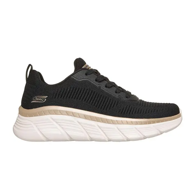 Skechers Women's Bobs B Flex Hi Flying Hi Μαύρο - Μπεζ 117385-BKGD (Skechers)
