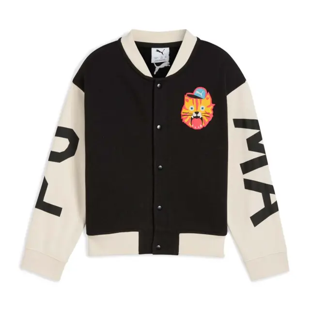 Puma Boy's Moody Cat Bomber Jacket Μαύρο 632208-01 (Puma)