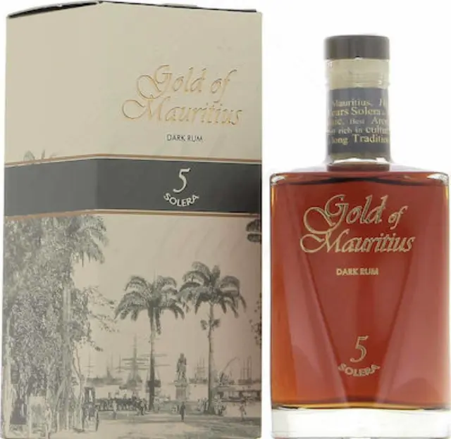 GOLD OF MAURITIUS DARK RUM 5 SOLERA 700ML