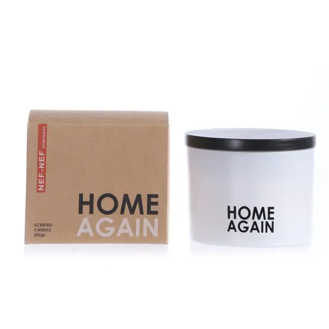 Nef-Nef Homeware Αρωματικό Κερί Home Again 320 gr White