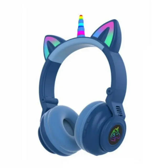 Unicorn STN27 Ασύρματα Bluetooth Over Ear Ακουστικά με 7 ώρες Λειτουργίας Μαύρα