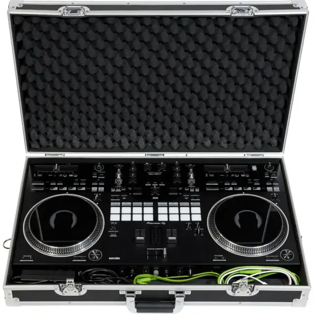 WALKASSE W-CONTROL-L Flight case Pick n Pluck foam DDJ-REV7,1000, FLX6..., Silver. 3
