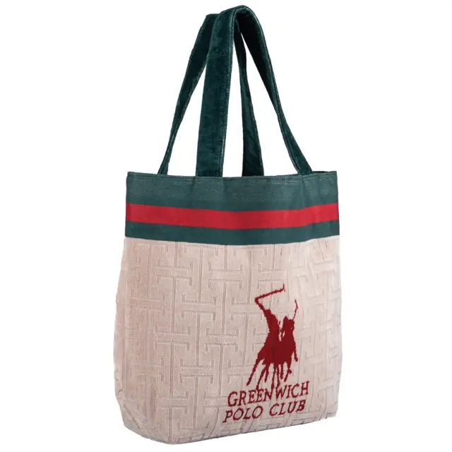 GREENWICH POLO CLUB ΤΣΑΝΤΑ ΘΑΛΑΣΣΗΣ 55Χ40 ESSENTIAL 5225 RED, TAUPE 2