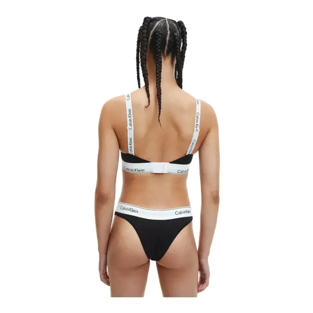 Calvin Klein Γυναικείο Μπουστάκι Modern Cotton, Χρώμα Μαύρο 2
