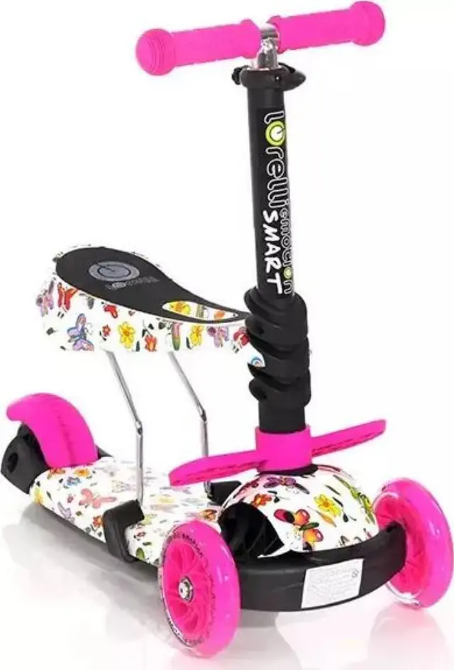 Lorelli Junior Scooter Smart Pink Butterflies 10390020021