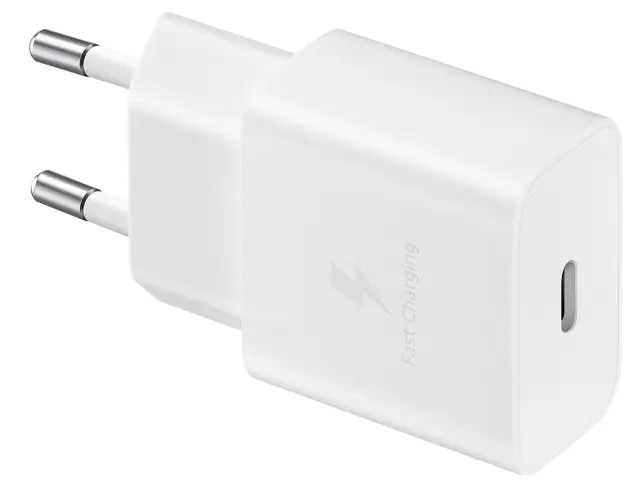 Φορτιστής Ταξιδίου Ταχείας Φόρτισης Samsung EP-T1510 15W PD με Έξοδο USB C 3A & Καλώδιο USB C Λευκό N57858