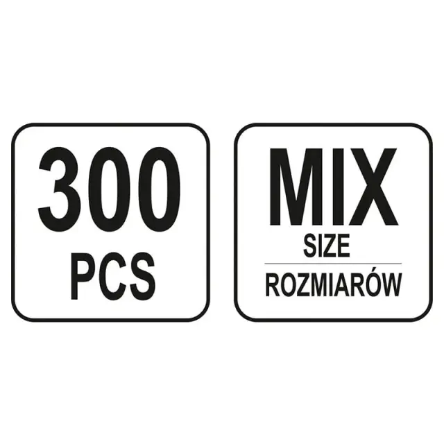 Yato Σετ Παξιμάδια Μετρικά 300τμχ YT-06772 3