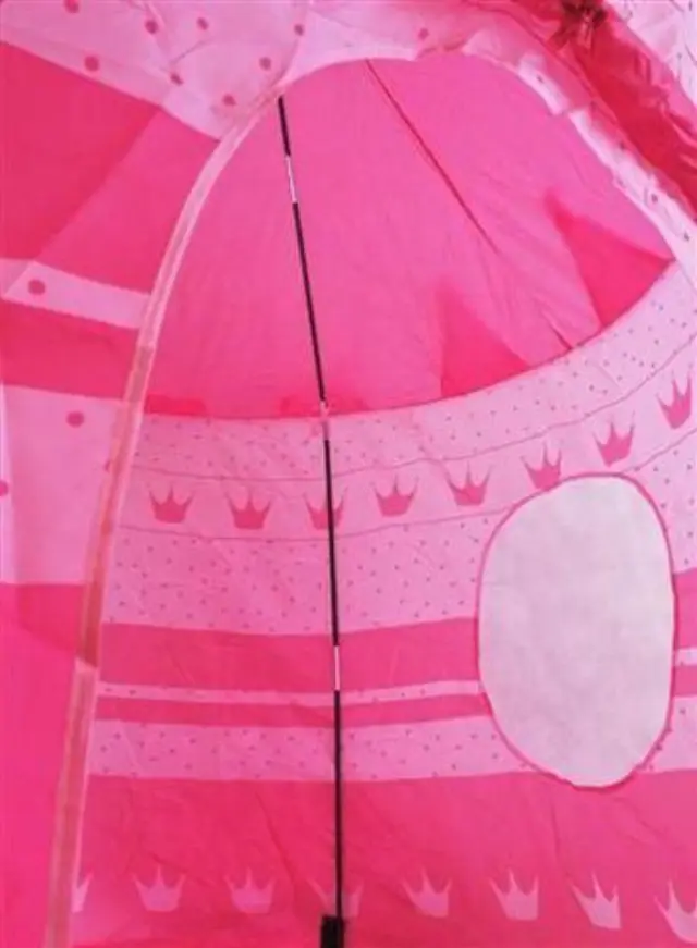 Παιδική Σκηνή Pop Up Tent, σε σχήμα κάστρου με ύψος 135cm σε ροζ χρώμα 3
