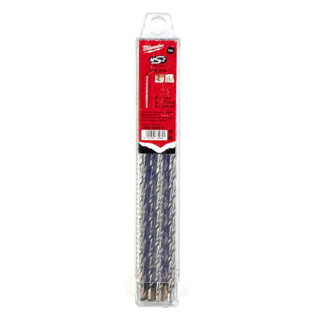 Milwaukee 4932399341 - ΤΡΥΠΑΝΙΑ SDS PLUS SET 10τμχ 8x210 MW 2