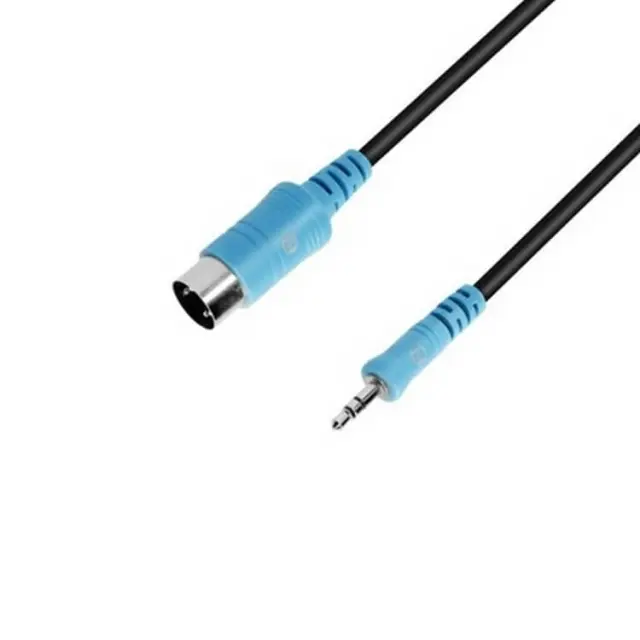 Adam Hall K3BWMIDI0090 3Star Series Καλώδιο MIDI - 1/8 TRS Jack 0.90m Μαύρο