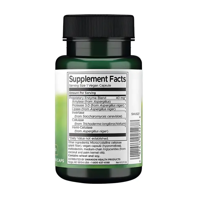 Swanson Anti-Gas Enzyme - Higher Strength 2