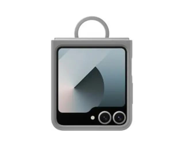 EF-PF741TJE Samsung Silicone Cover with Ring for Galaxy Z Flip 6/7 FE Gray