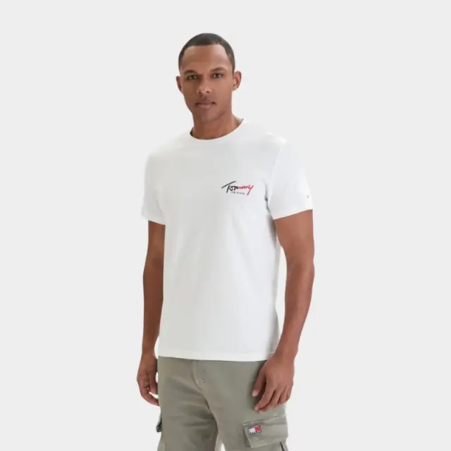 T-Shirt Tommy Hilfiger DM0DM22538_BIYBL Λευκό - 2XL
