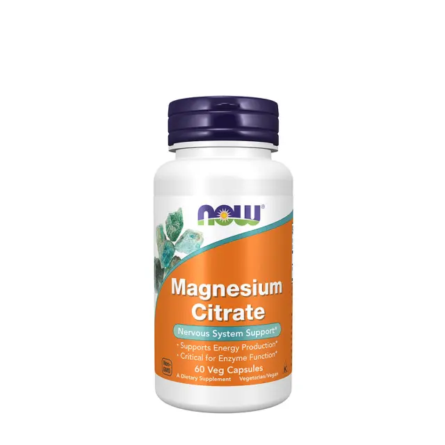 Now Foods Magnesium Citrate 60 Capsules