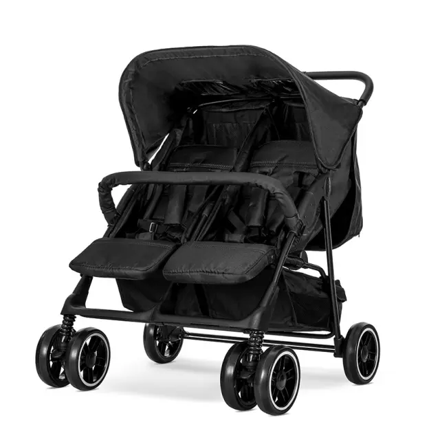 Lorelli καρότσι "TWIN BABY" Black Μαύρο
