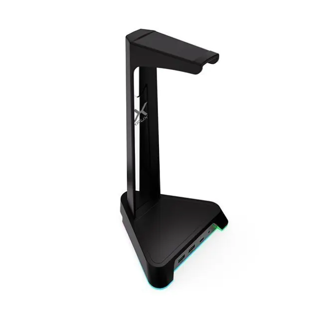 Krux Βάση Στήριξης Ακουστικών Rivt Black (KRXG003)