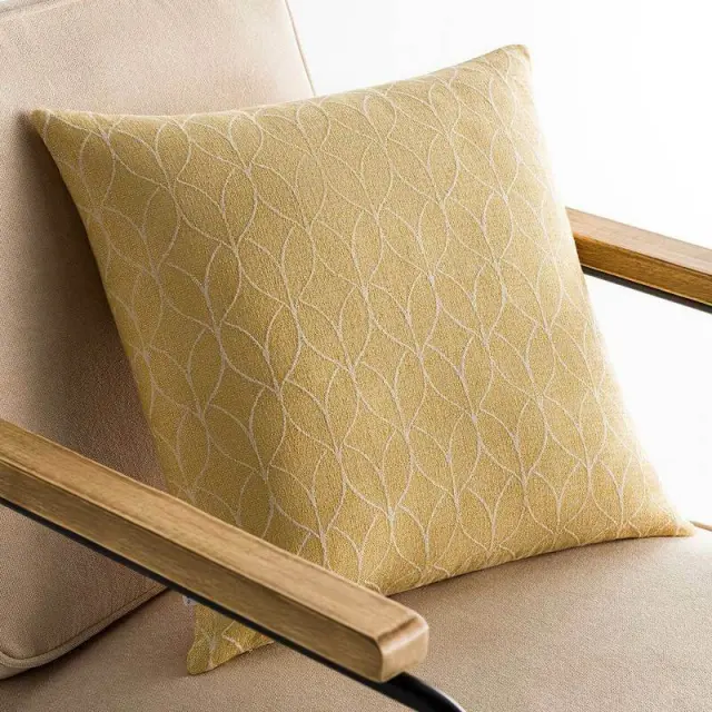 Μαξιλαροθήκη 50X50 GOFIS HOME LUMIEN Ώχρα 517/04
