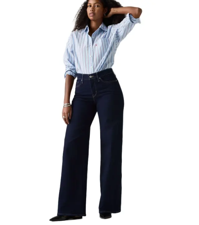 Levi's 318 Shaping Wide Leg Jeans γυναικείο τζιν παντελόνι 001PZ0009-1 - 29/32