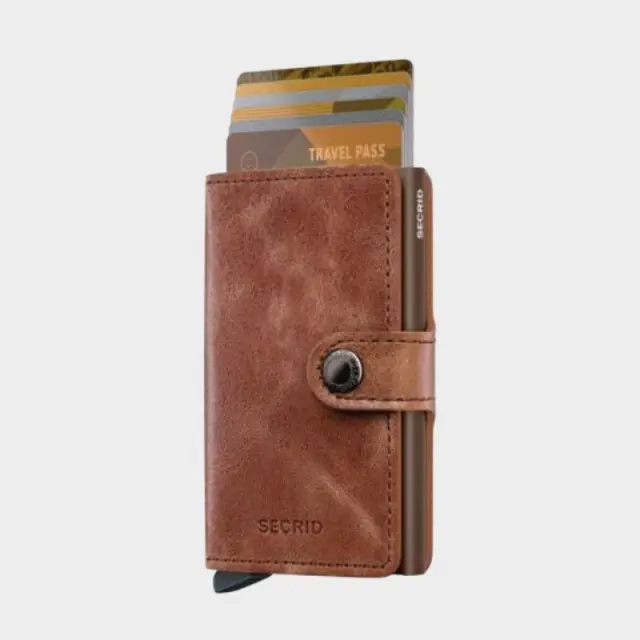 Δερμάτινο Πορτοφόλι Secrid Miniwallet Vintage Cognac Καφέ - ONESIZE 2