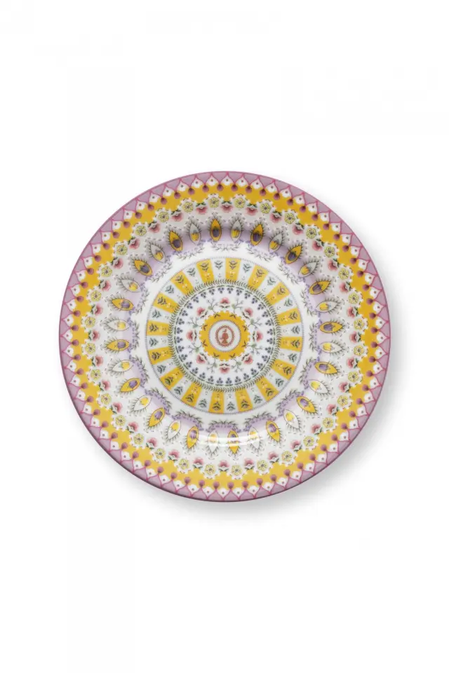PIP STUDIO - ΠΟΡΣΕΛΑΝΙΝΟ ΠΙΑΤΟ ΓΛΥΚΟΥ LILY & LOTUS YELLOW 17cm - One size