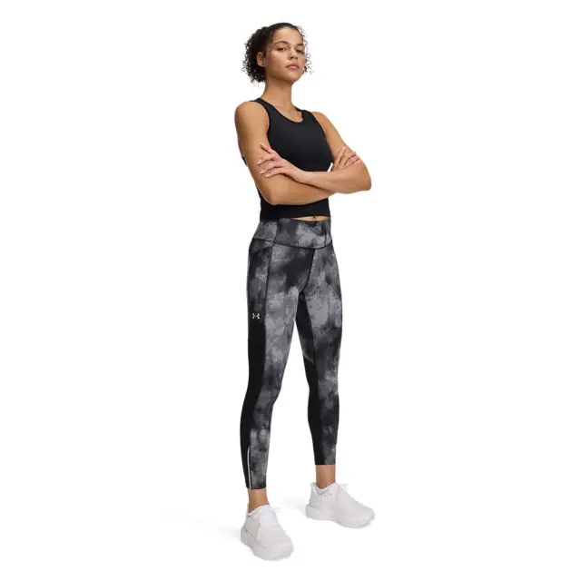 Under Armour Women's Fly Fast Ankle Tight II Μαύρο - Γκρι 1369772-008 (Under Armour) - XSmall 3