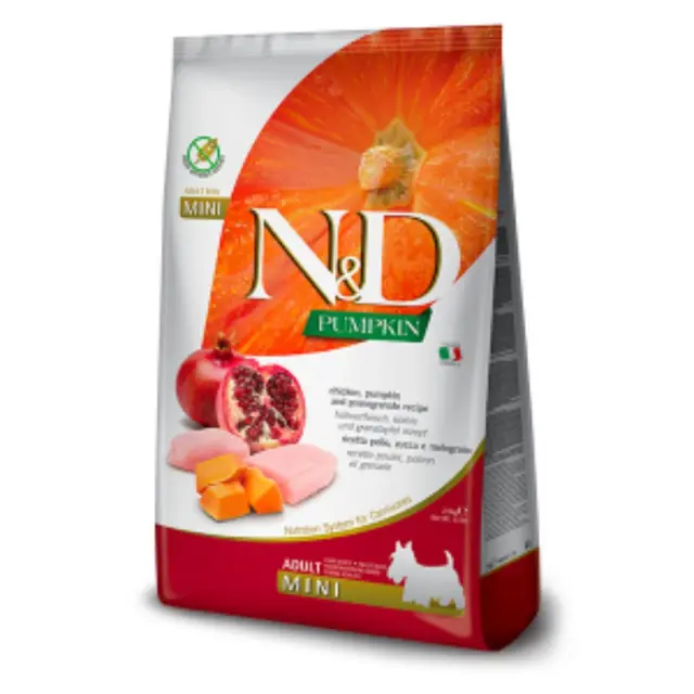 N&D Dog Pumpkin Chicken & Pomegranate Adult Mini 2.5kg