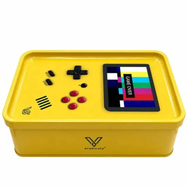 V-Syndicate Syndicase Plus Gamehead Rolling Tray with Storage Tin Box 2