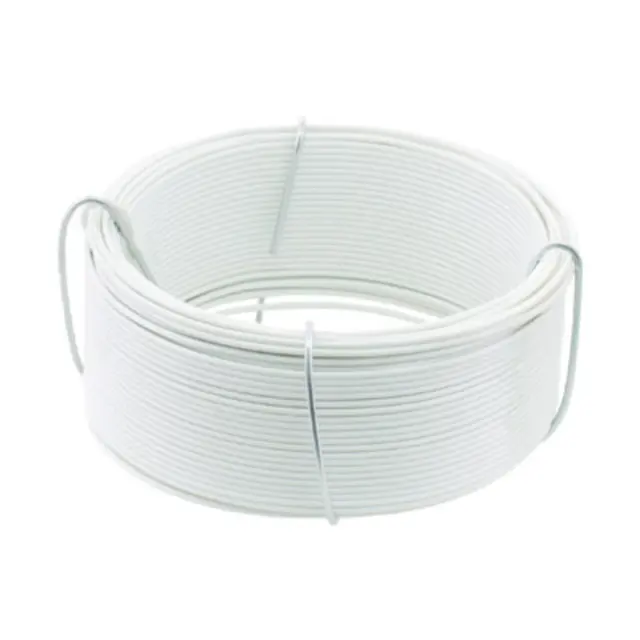 Ατσάλινο Καλώδιο Λευκό Πλαστικό 14mm 30mm 2