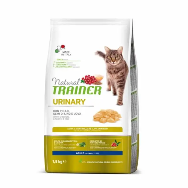 Natural Trainer Low Grain Cat Adult Urinary 1,5Kg Μονόχρωμο