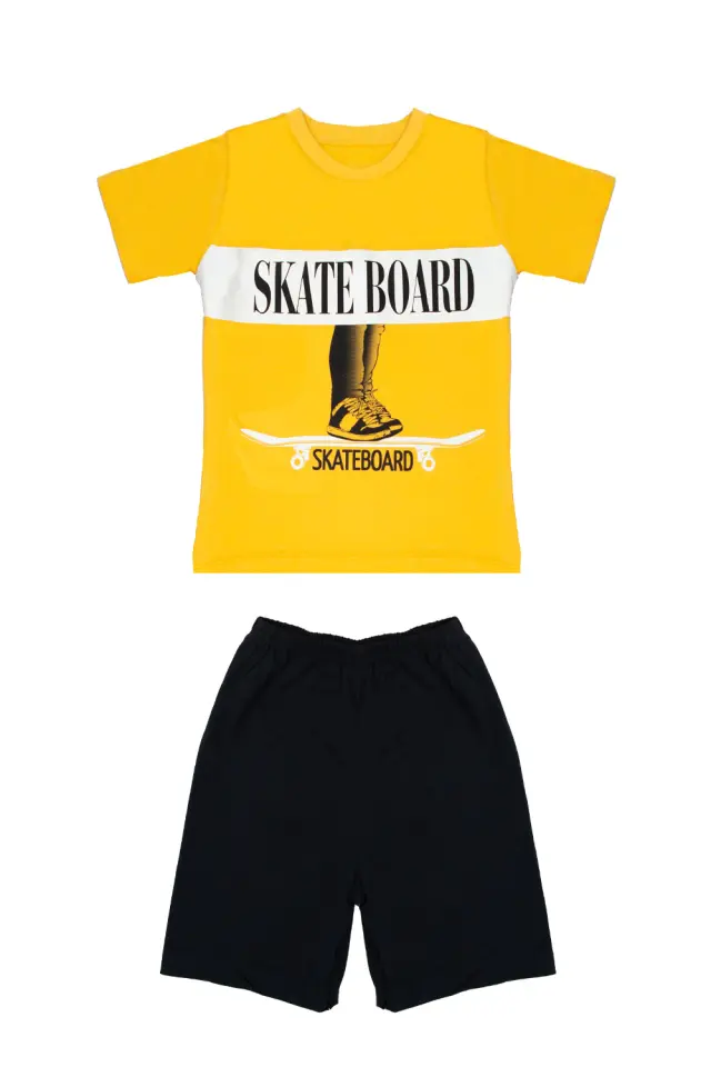 Σετ Ρούχων Kid Skate Board Κίτρινο