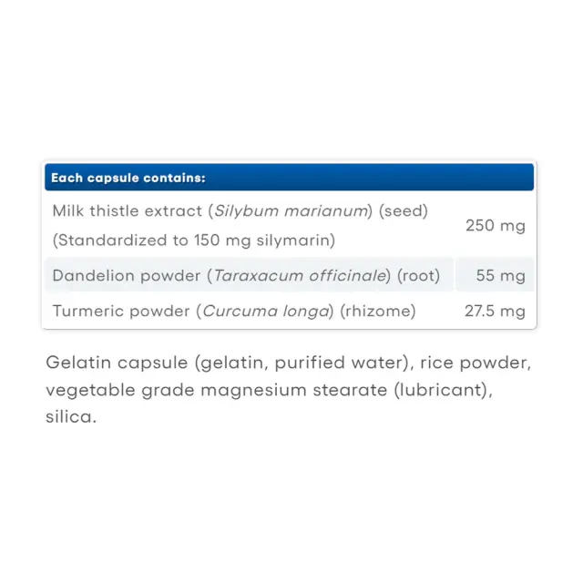 Natural Factors Milk Thistle 250 mg/150 mg Silymarin 2
