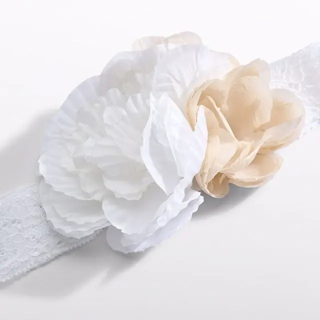 Baby 6 μηνών έως 4 ετών Κορδέλα κρεμ - One Size 3