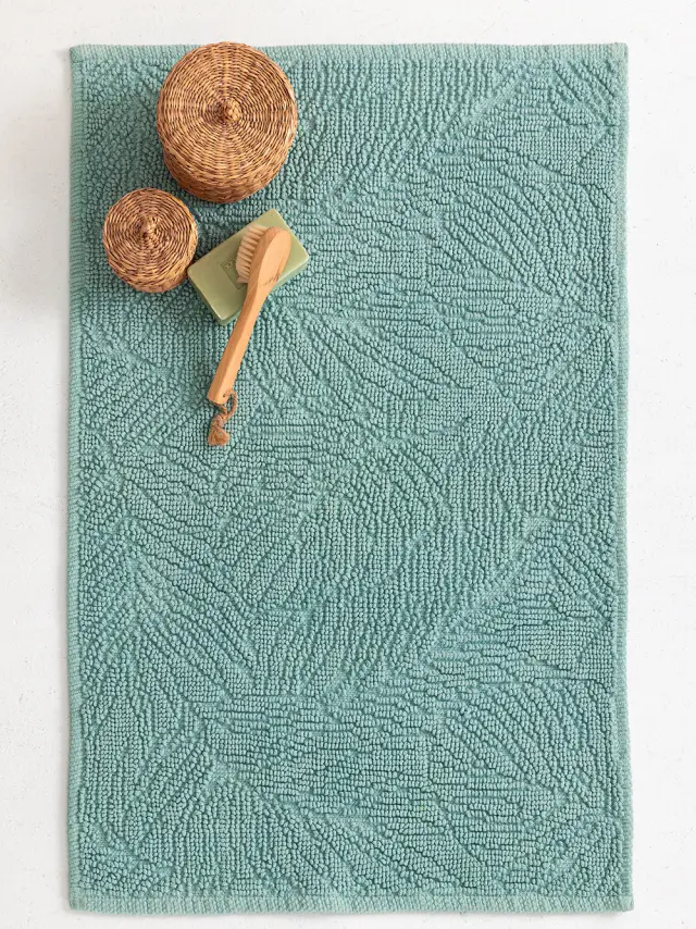 Πατάκι Μπάνιου 50x80 Palamaiki Nuba 100% βαμβακερό- Blue