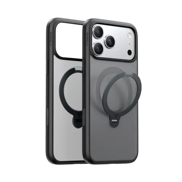 Torras Ostand Q3 Spin, black - iPhone 17 Pro