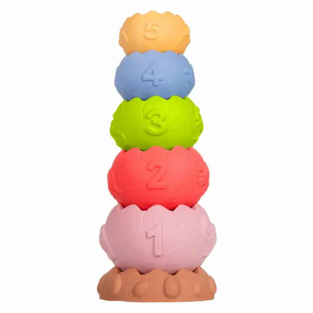 TULLO ΠΑΙΧΝΙΔΙ ΑΙΣΘΗΣΕΩΝ ΠΥΡΑΜΙΔΑ - SENSORY STACKING 2