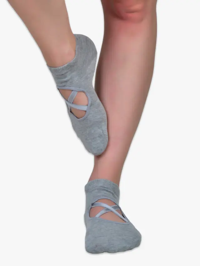 Βαμβακερή Κάλτσα Yoga & Pilates Αντιολισθητική NODO - 39-42 2