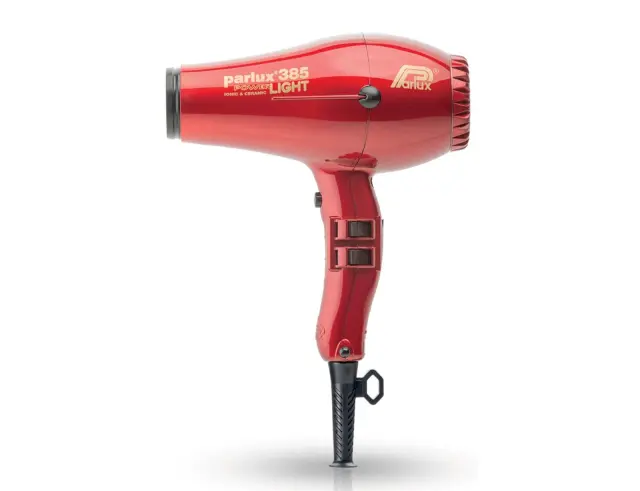 Επαγγελματικό Πιστολάκι Μαλλιών Parlux 385 PowerLight με ισχύ 2150W και 4 θερμοκρασίες - Red385 Red