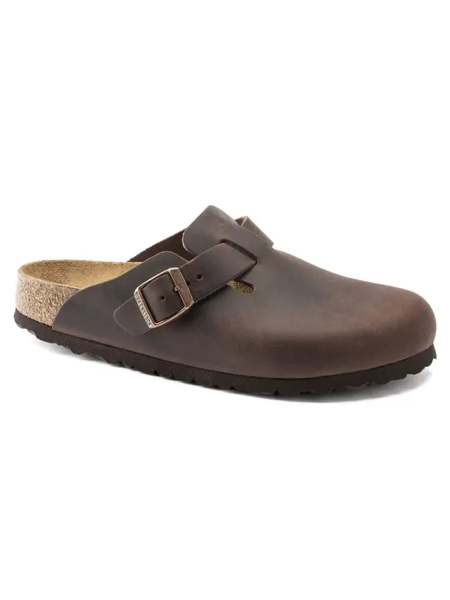 Birkenstock Σαμπώ Επαγγελματικό δέρμα Καφέ BIR/BOSTON 860131 HABANA 2